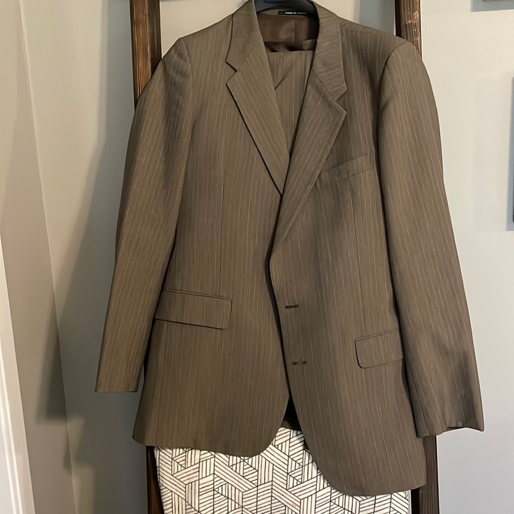Mens brown suit